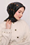 Crystal Scarf D7 Black - 2