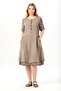 Short Sleeve Hacer Double Pocket Summer Poplin Authentic Dress Toprak Tprk