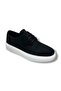 596-26 Suede Leather Lace-Up Casual Men's Shoes Black White