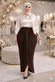 Plus Size Hijab Butterfly Model Sandy Tie-Up Evening Dress Skirt