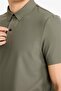 Anti-Wrinkle Slim Fit Polo Collar Short Sleeve Polo T-Shirt F9896Ax26Sp - 3