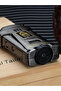Multi-functional 3 Flame Windproof Cigar Lighter with Hole Opener Cutter & Holder Stand - 5