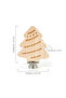 Trendme 1 Piece Wooden Pine Tree Figured Bird Perch - Natural Toy for Budgie and Sultan - 2