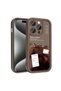 iPhone 14 Pro Case with Camera Protection Printed Back Surface Tgco Classy Cover - White - 4