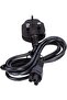 3 Pin UK IEC 320 C5 Power Cord Lead Plug Cable For Laptop Adapter Charger Electric Equipment 1.8M - 2