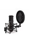 STC-3X PACK 3-Pattern Condenser Microphone With Accessories - Black