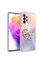 حافظة لهاتف Galaxy A73 مصنوعة من السيليكون الصلب المزخرف مع غطاء إيبوكسي TGCO - NO1