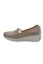 D134-26 Genuine Leather Anatomical Padded Sole Elastic Women's Shoes - 3