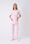 Pajama Set with Robe and Short Sleeves for Maternity and Pregnancy, Set of 3 - 3