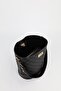 Women's Monogram Black Wallet Detailed Bucket Model Hand and Shoulder Bag Molina - 5