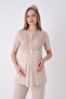 Pajama Set with Robe and Short Sleeves for Maternity and Pregnancy, Set of 3 - 3