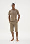 New Season Men's Modal-Cotton Crew Neck Capri Set - 7