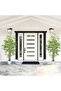 150cm Artificial Bamboo Tree, Faux Tree with White Planter for Home Office Mall Hotel Garden Decor - 8