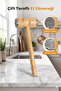 Double-Sided Hornbeam Wood Meat Tenderizer - Meat Pounder with Stainless Steel Head - 3