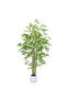 150cm Artificial Bamboo Tree, Faux Tree with White Planter for Home Office Mall Hotel Garden Decor