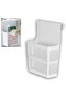 Kitchen Cabinet Organizer Plastic Basket Hanging on the Cabinet Door - 2