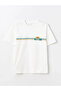 Southblue Orange Crew Neck Short Sleeve Printed Combed Cotton Men's T-Shirt - 6