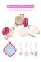 11 Piece Pink Enamel Pot Pan Set - 2