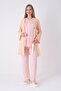 Pajama Set with Robe and Short Sleeves for Maternity and Pregnancy, Set of 3