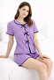 Bow Detailed Shorts Pajama Set
