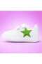 Green Star Stars Decorated Girls' Sports Shoes Sneakers