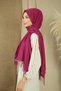 Cotton Viscose Pashmina Women's Shawl 180x70 Cm With Tassels High Quality 150 gr - 3