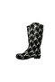 , Women's Gray Stripe Patterned Garden Rain Boots - 2