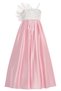 Elegant Flower Applique Tulle Ball Gown Evening Dress for Girls - Graduation Wedding Ceremony 8-9-10-11-12-13-14-15 Years 36049Pr - 4