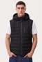 New season comfortable fit detachable hooded stand collar water and cold resistant puffer vest jacket - 3