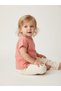 Baby Girl Pearl Detailed Short Sleeve T-Shirt - 4