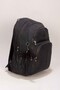 4-Compartment Luxury Crinkle Waterproof Fabric High School and Middle School Backpack + Monkey Keychain Gift - 2