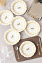 Majestic 6-Piece Porcelain Serving Plate 25 cm Special Design Premium Serving Set - 2