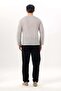 Long Sleeve Bora V-Neck Buttoned Poplin Men's T-Shirt |   Summer Men's Tshirt Gray Gray - 5