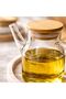 Set of 2 200ml Mini Oil and Sauce Bowls, Tabletop Set with Bamboo Stand and Vacuum Bamboo Lid - 4