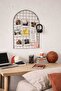 Lefi̇ Ev 40X60Cm Arched Metal Wire Board Decorative Wall Note Holder Photo Hanger Office Home Organizer - 4
