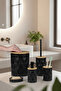 Hgy Home Real Bamboo Detailed Black Diamond 5-Piece Bathroom Set - 2