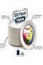 Disposable Paper Plates Plain 7 Inch White – 1 Pack in 100 pcs - 6