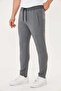 Men's Cotton Zippered Pocket Sweatpants Anthracite M. 5431-A - 4