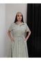 Gingham Pattern Belted Shirt Dress - 4