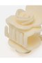 Women Ivory Rose Hair Claw - 3