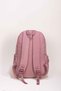 5-Compartment Luxury Crinkle Waterproof Fabric High School and Middle School Backpack + Monkey Keychain Gift - 5
