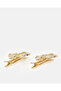 Women Gold Flower Hair Clip Set - 2