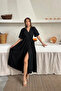 Black Muslin Long Dress
