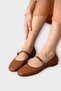 Women's Adjustable Strap Casual Ballerina Shoes Taba - 3