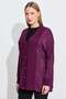 Fabric Detailed Knitwear Cardigan Bordo
