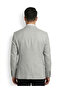 Modern Cut Men's Gray Jacket - Special Textured Casual & Classic Blazer - 3