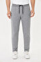 Men's Cotton Zippered Pocket Sweatpants Gray M. 5431-g