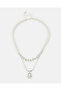 Women Silver Embellished Necklace
