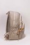4-Compartment Luxury Crinkle Waterproof Fabric High School and Middle School Backpack + Monkey Keychain Gift - 3