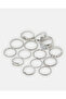 Women Silver Embellished Rings (Pack of 14) - 3